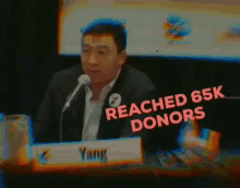 Yang2020 Reached65k Donors GIF - Yang2020 Reached65k Donors GIFs