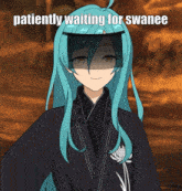 Kanaswan Patiently Waiting For Swanee GIF - Kanaswan Patiently Waiting For Swanee Kanata Shinkai GIFs