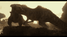 Jurassic World Dominion T Rex GIF - Jurassic World Dominion T Rex Struggling GIFs