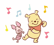 oh yeah winnie the pooh piglet dance music