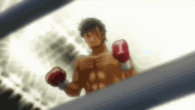 Takamura Punch Air GIF - Takamura Punch Air Hajime No Ippo GIFs