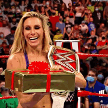 Charlotte Flair Raw Womens Champion GIF - Charlotte Flair Raw Womens Champion Gift GIFs