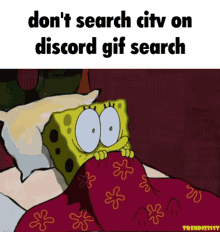 Spongebob Citv GIF - Spongebob Citv Dont Search Citv GIFs