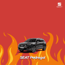 Car Hot Seat GIF - Car Hot Seat Fire Background GIFs