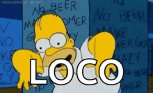 Crazy Loco GIF - Crazy Loco The Simpsons GIFs