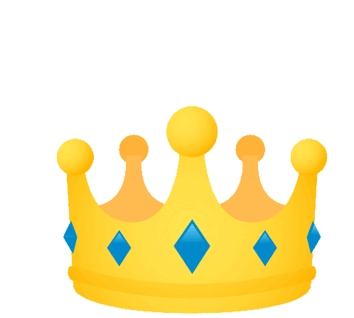 Crown Joypixels Sticker - Crown Joypixels Luxury Stickers