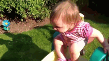 baby slide faceplant funny
