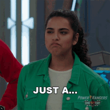 Just A Teensy Misunderstanding Izzy Garcia GIF - Just A Teensy Misunderstanding Izzy Garcia Power Rangers Dino Fury GIFs
