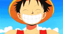 Luffy Laughing GIF