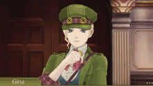 The Great Ace Attorney Gina Ace Attorney GIF - The Great Ace Attorney Gina Ace Attorney Gina GIFs