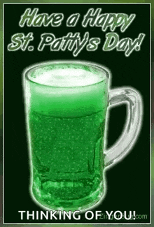 Green Beer Happy St Pattys Day GIF