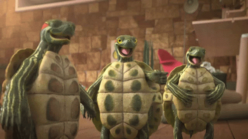 laughing turtle cartoon