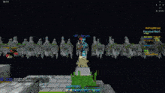 a screenshot of a minecraft game shows a person 's personal best score of 4.300