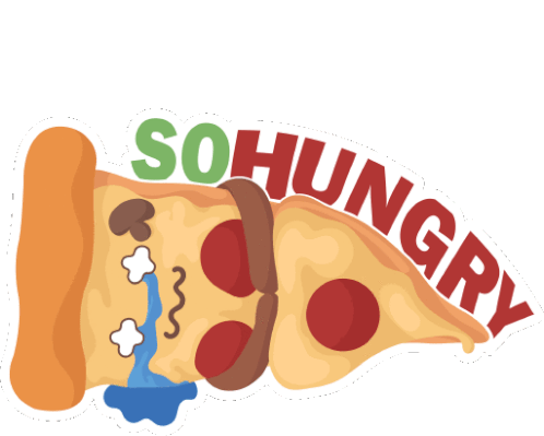 Food Hungry Sticker - Food Hungry Bitcoin Stickers