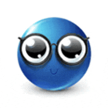 Blue Emoji GIF