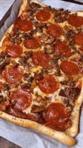 Meat Lovers Pizza Thin Crust Pizza GIF