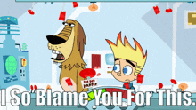 Johnny Test Dukey GIF - Johnny Test Dukey I So Blame You For This GIFs