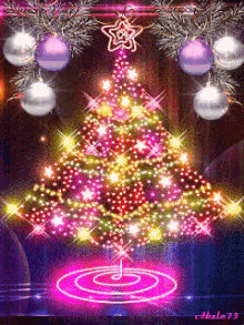 Merry Christmas Christmas Tree GIF - Merry Christmas Christmas Tree Spin GIFs