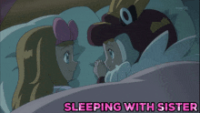 Sleeping With Sister Sisters GIF - Sleeping With Sister Sisters Pokémon GIFs