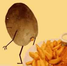 Lol French Fries GIF - Lol French Fries Poop GIFs