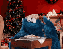 Cookie Monster GIF - Cookie Monster Christmas GIFs