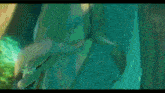 a close up of a green background with a few lines