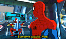 Spider Man Someone Explain Now GIF - Spider Man Someone Explain Now Explain GIFs