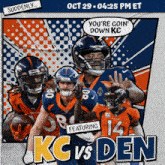 Denver Broncos Vs. Kansas City Chiefs Pre Game GIF - Nfl National Football League Football League GIFs
