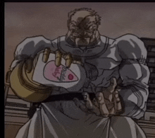 a cartoon character holds a bottle of daddy 's baby