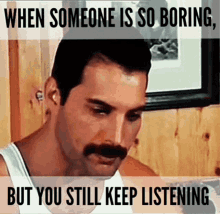 Freddie Mercury Queen GIF - Freddie Mercury Queen Boring GIFs