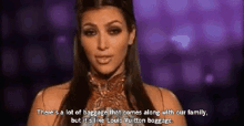 Treat His Family Like Yours. GIF - Kim K Kardashian Baggage GIFs