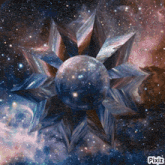 a picture of a galaxy with a sphere in the center and pixiz written on the bottom