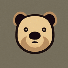 Bear Face Smiley Sad GIF - Bear Face Smiley Sad GIFs