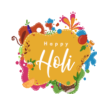 Happy Holi India Sticker - Happy Holi Holi India Stickers
