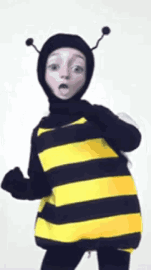 bee dancing you go girl excited lets