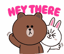 brown and cony hello hey