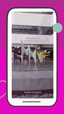augmented reality amazing trees pink ar