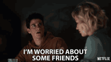 Im Worried About Some Friends Sarah Grey GIF - Im Worried About Some Friends Sarah Grey Alyssa Drake GIFs