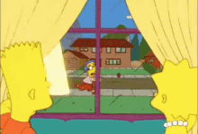 Runnning Away The Simpsons GIF - Runnning Away The Simpsons Bart GIFs