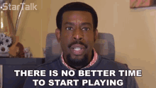 There Is No Better Time To Start Playing Chuck Nice GIF - There Is No Better Time To Start Playing Chuck Nice Startalk GIFs