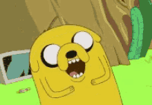 Adventure Time Jake GIF - Adventure Time Jake Laughing GIFs