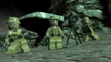 Lego Indiana Jones GIF - Lego Indiana Jones Dancing Soldiers GIFs