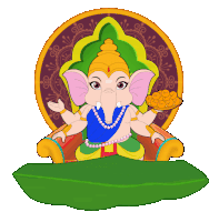श्रीगनेशायनम Happy Ganesh Chaturthi Sticker - श्रीगनेशायनम Happy Ganesh Chaturthi Ganesh Chaturthi Ki Shubhkamnaye Stickers