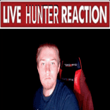 Live Reaction Hunter Reaction GIF