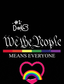 a black background with the words we the people means everyone on it