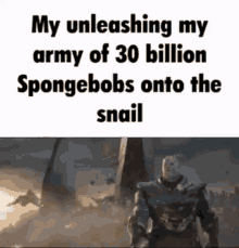 Snail Spongebob GIF - Snail Spongebob Spongebob Army GIFs