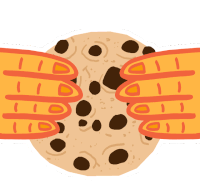 Happy Chocolate Chip Cookie Day Cookies Sticker - Happy Chocolate Chip Cookie Day Cookie Day Chocolate Chip Cookie Day Stickers