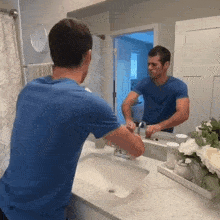 Wiping The Hand Daniel Labelle GIF - Wiping The Hand Daniel Labelle Cleaning Hand GIFs