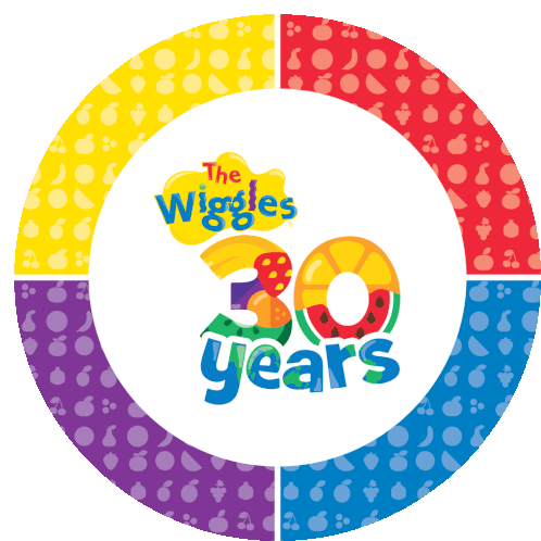 30years The Wiggles Sticker - 30years The Wiggles Show Name Stickers