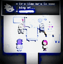 a video game that says it 's like he 's in some king of ..